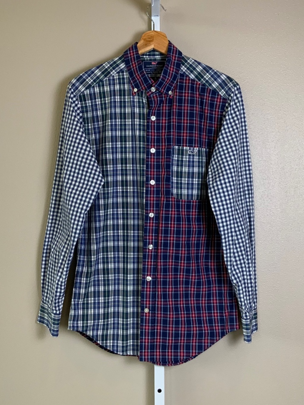 Vineyard Vines Mixed Plaid Slim Fit Tucker Button Down Oxford Shirt